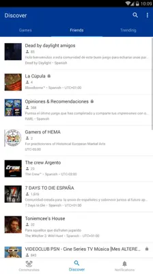 PlayStation Communities android App screenshot 4